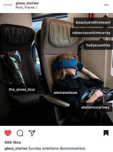 emma watson sleep mask